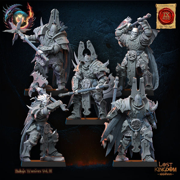 Warriors of the Dark Gods(Nukuja Warriors) - Nukuja Chosen by Lost Kingdom Miniature