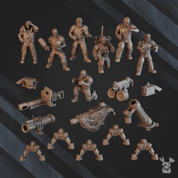 Green Hell Division Heavy Fire Support Squad by DakkaDakka Store