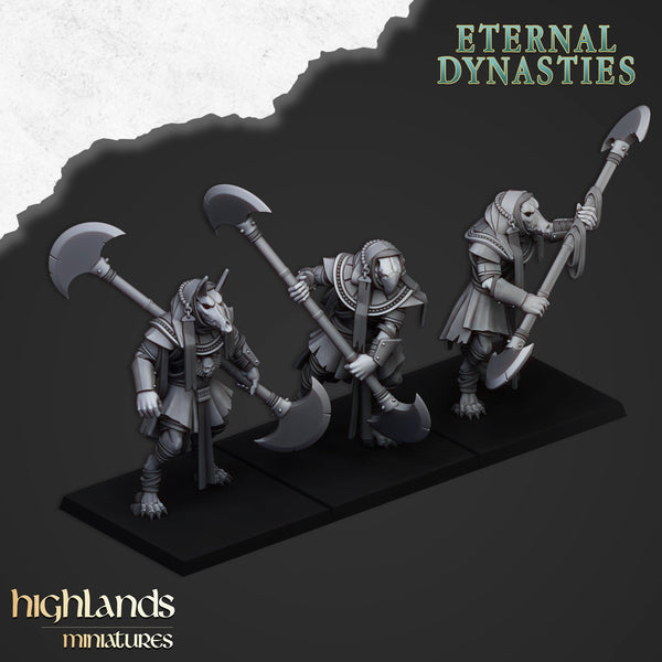 Eternal Dynasties - Anubis Guard  by Highlands Miniatures