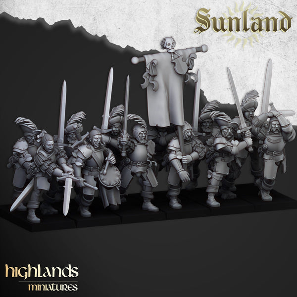 Sunland Landsknecht Unit   by Highlands Miniatures