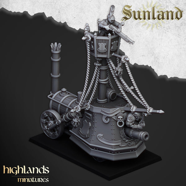 Sunland Ironclad Landship  by Highlands Miniatures