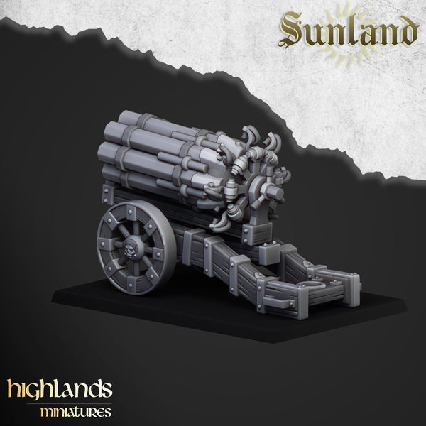 Sunland Great Cannon   by Highlands Miniatures