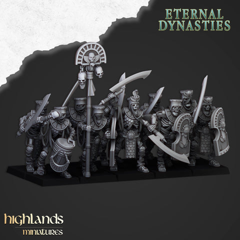 Eternal Dynasties - Ancient Guard With Swords by Highlands Miniatures