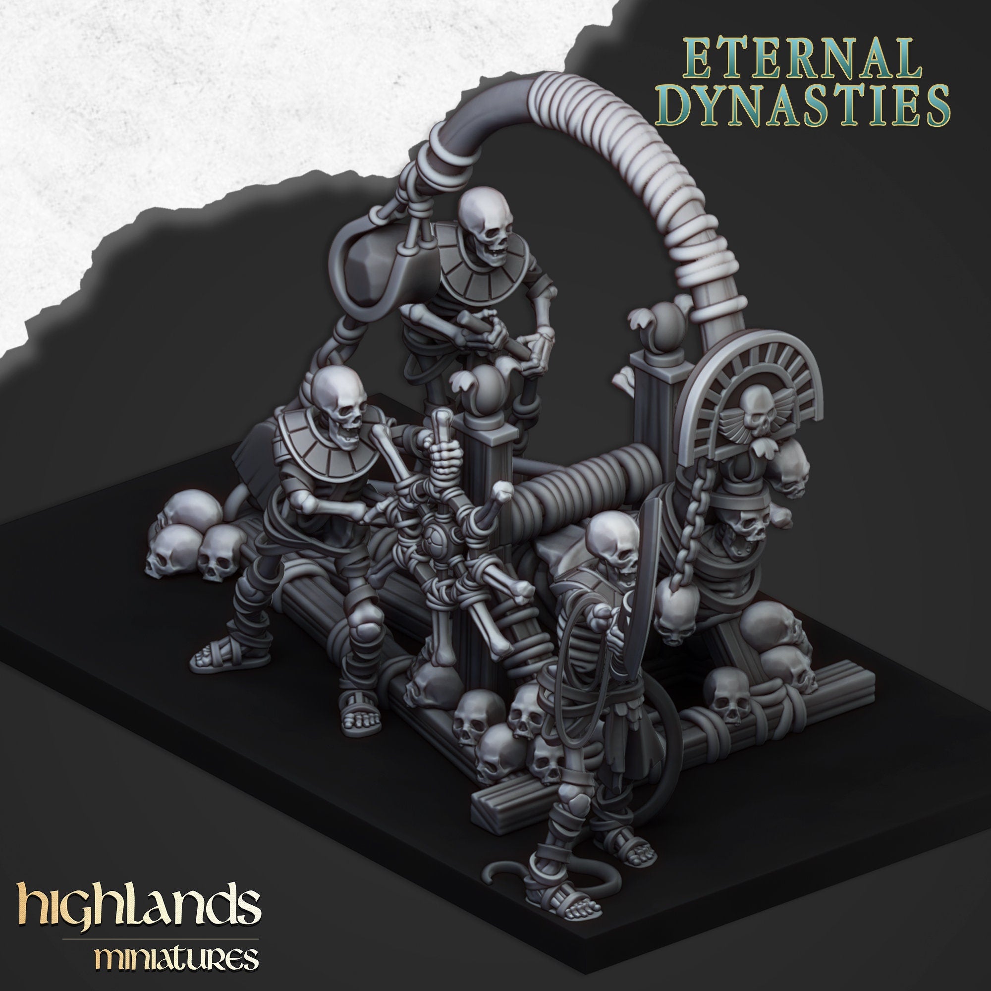 Eternal Dynasties - Ancient Stone Thrower by Highlands Miniatures