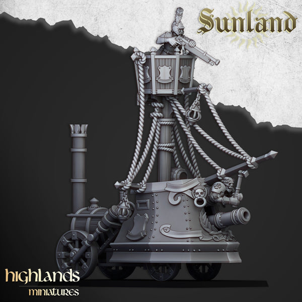 Sunland Ironclad Landship  by Highlands Miniatures