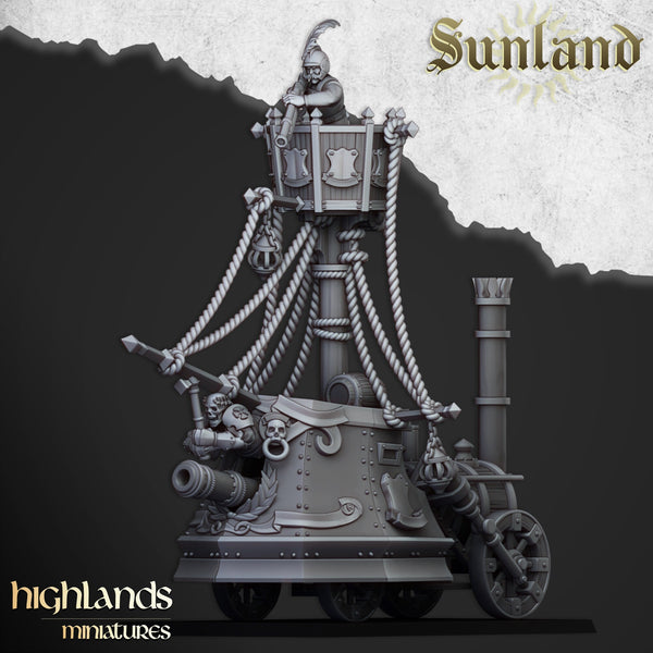 Sunland Ironclad Landship  by Highlands Miniatures