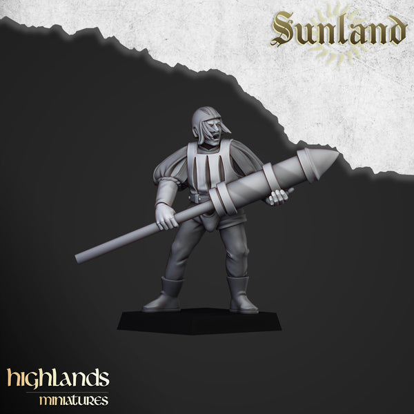 Sunland Great Cannon   by Highlands Miniatures