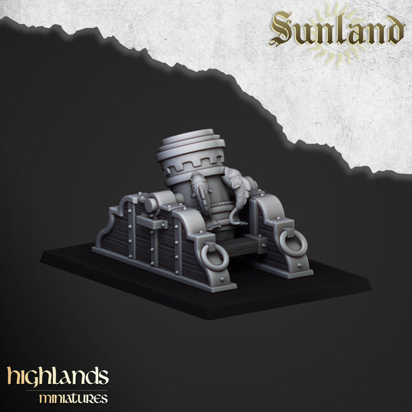 Sunland Great Cannon   by Highlands Miniatures