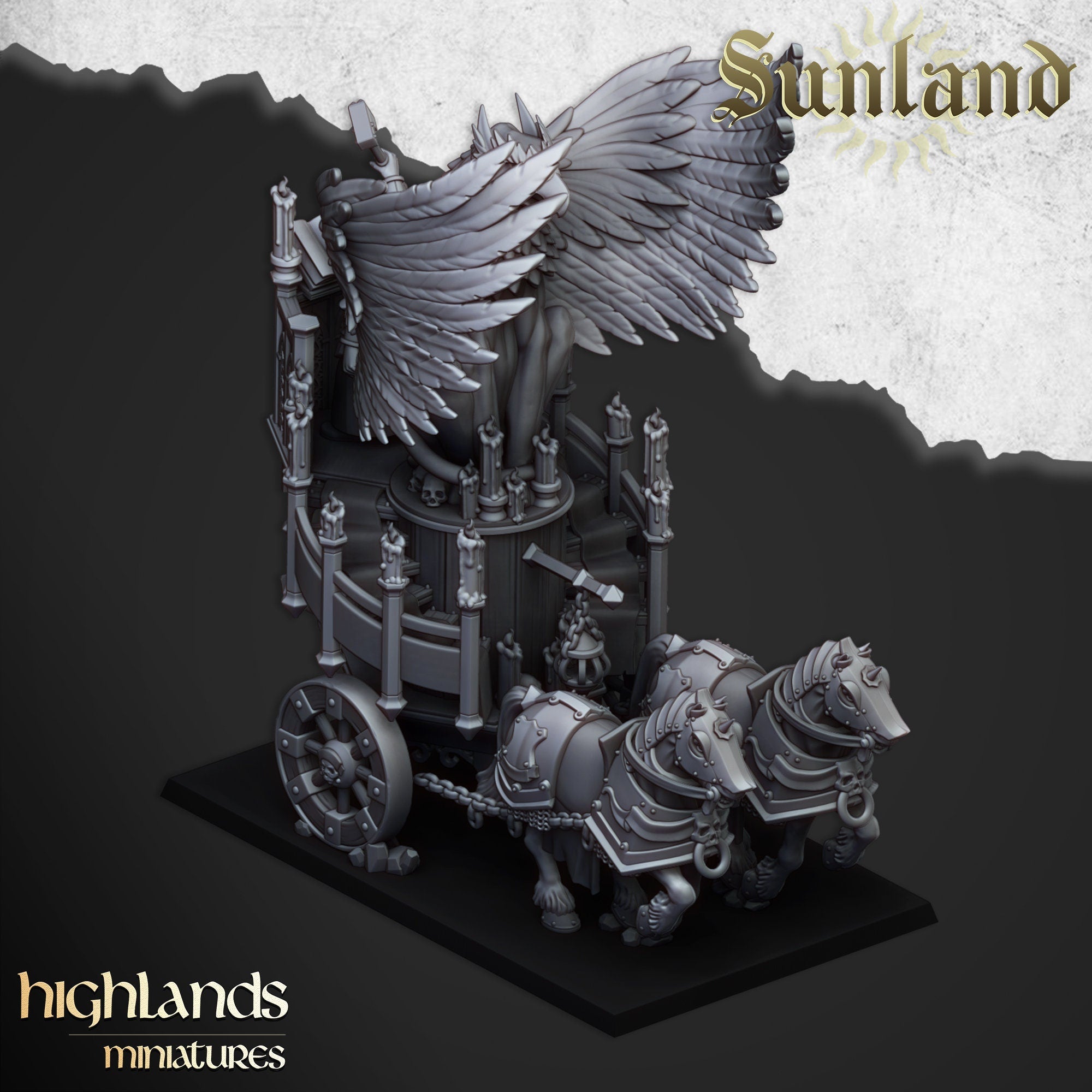 Sunland Altar on Chariot by Highlands Miniatures