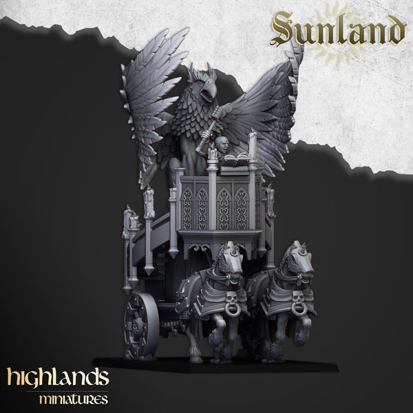 Sunland Altar on Chariot by Highlands Miniatures