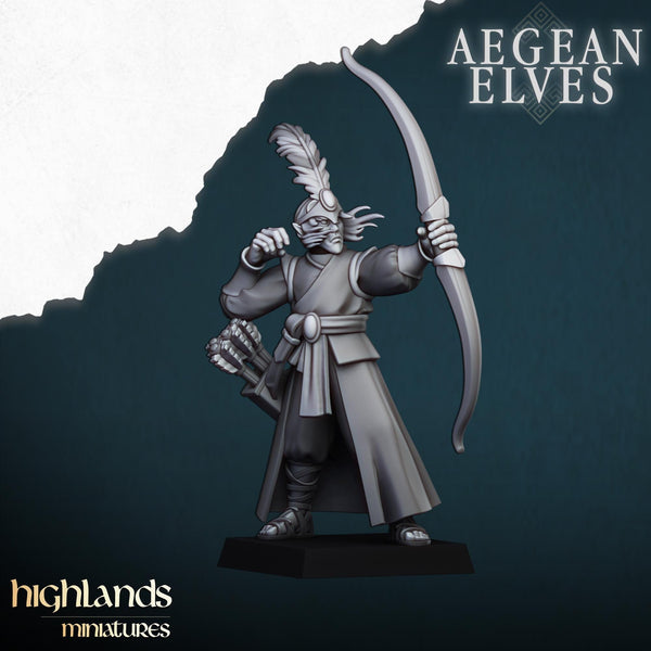 Aegean Elves  Archers by Highlands Miniatures