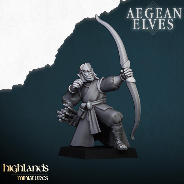 Aegean Elves  Archers by Highlands Miniatures