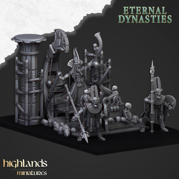 Eternal Dynasties -Pharaoah Funeral Ship by Highlands Miniatures