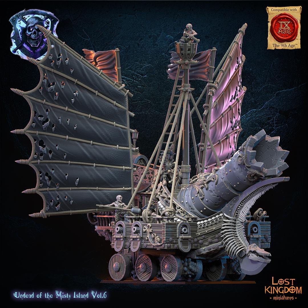 Undead of Misty Island -Shipwreck Maker by Lost Kingdom Miniatures