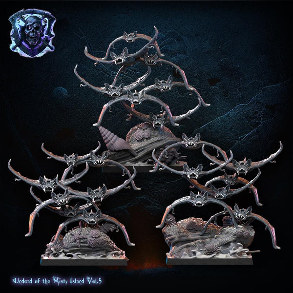 Undead of Misty Island- Bat Manta Swarms by Lost Kingdom Miniatures