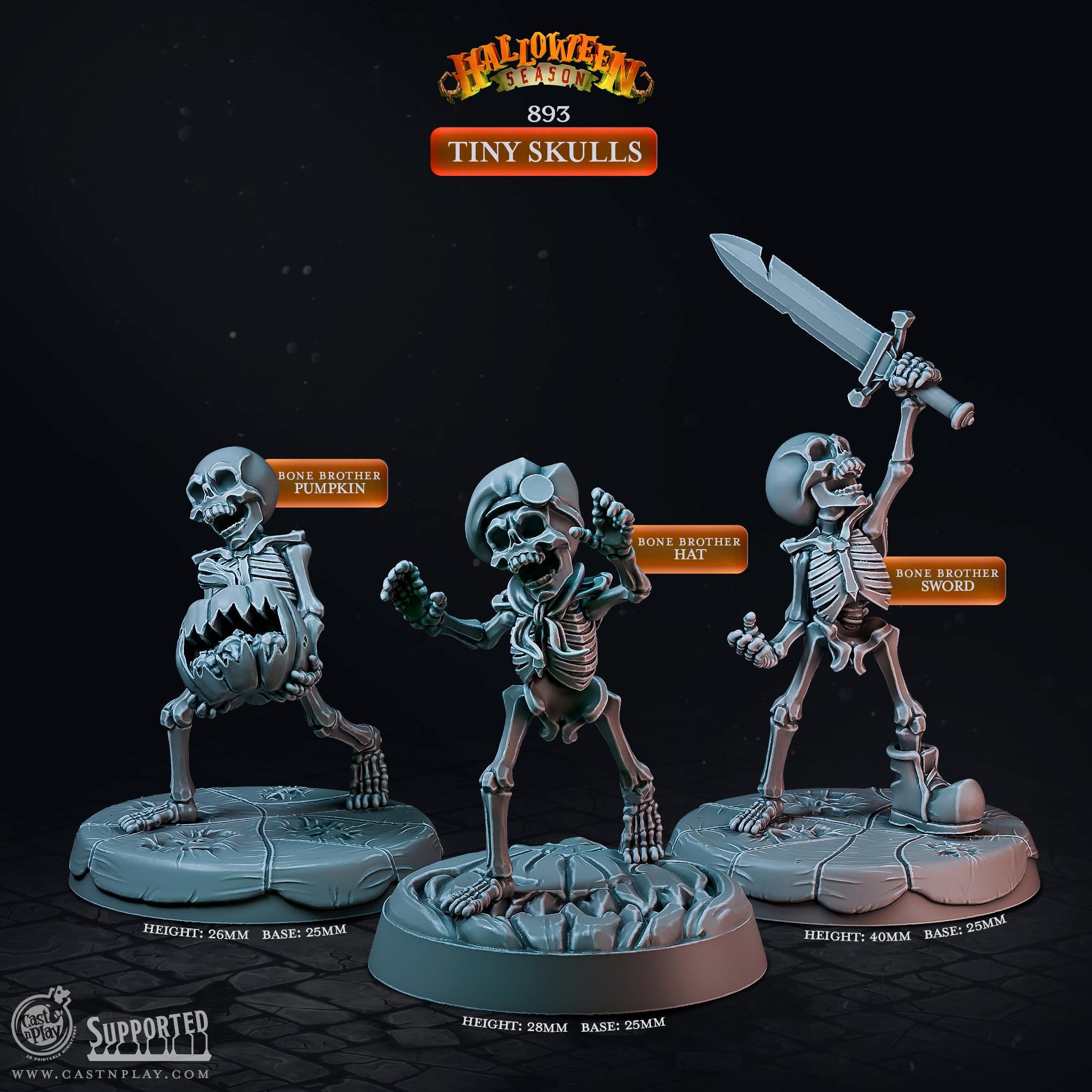 Tiny Terrors by Cast N Play (Halloween Season)