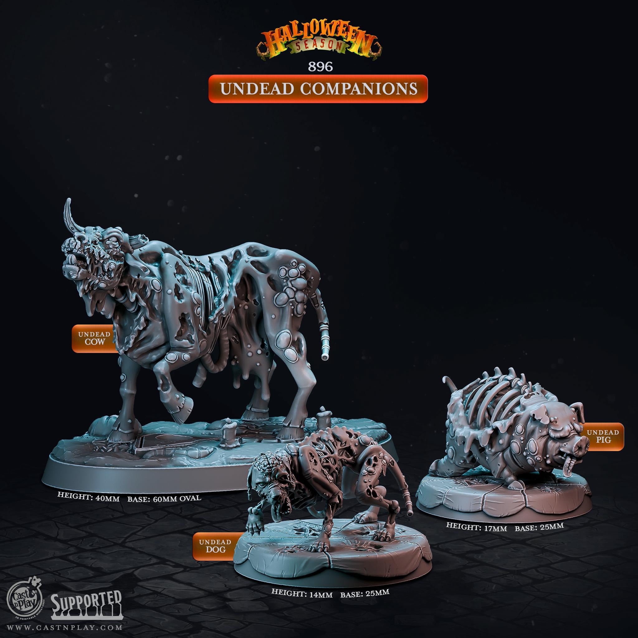 Undead Companions by Cast N Play (Halloween Season)