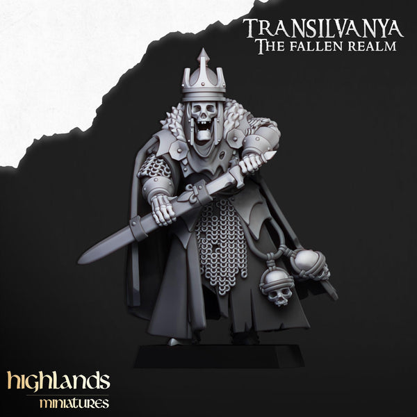 Spectres of Transilvanya - Skeletal Lord Highlands Miniatures