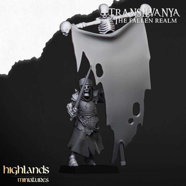 Spectres of Transilvanya - Skeletal Guard by Highlands Miniatures