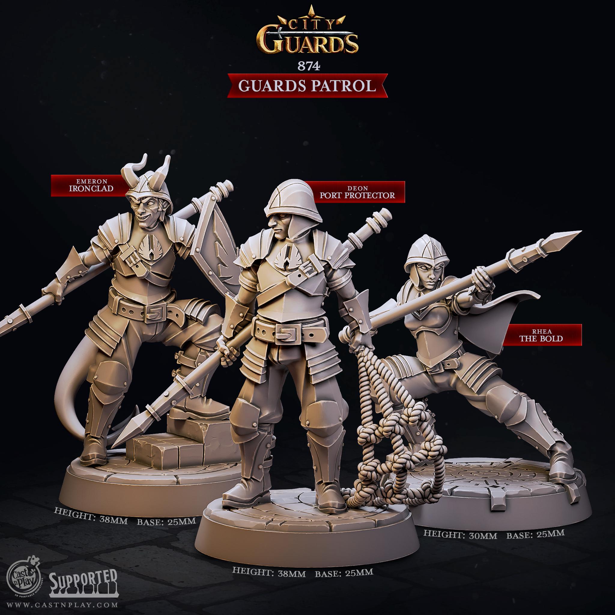 Guards Patrol by Cast N Play (City Guards)