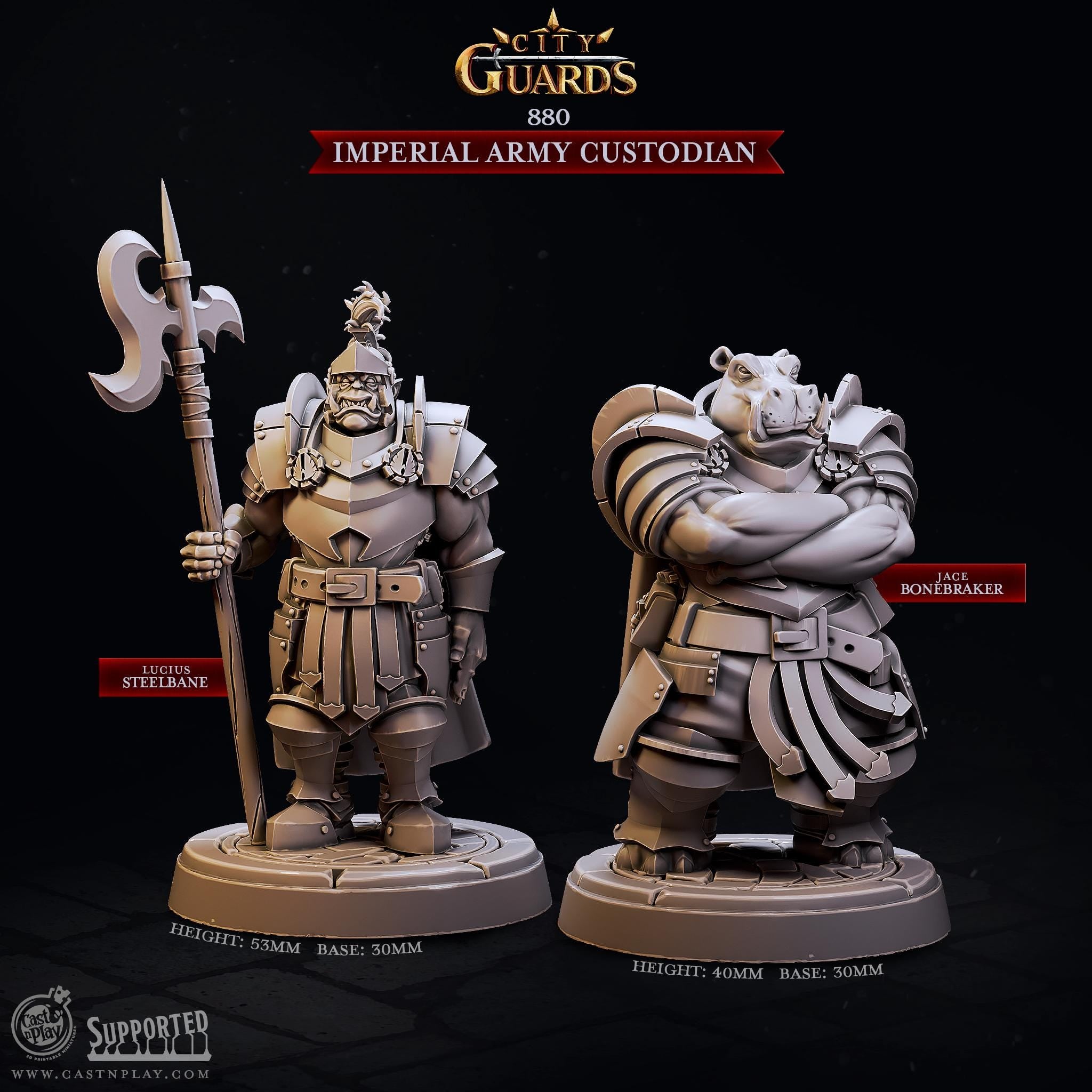 Imperial Army Custodian by Cast N Play (City Guards)