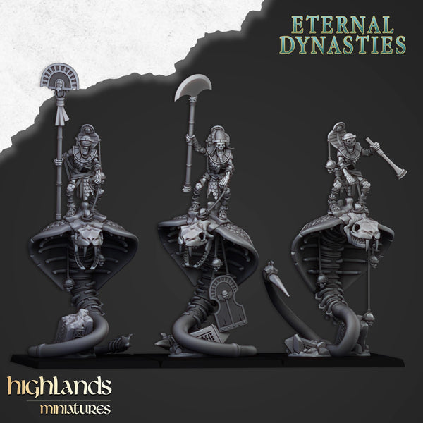 Eternal Dynasties - Mounted Ancient Guard  by Highlands Miniatures