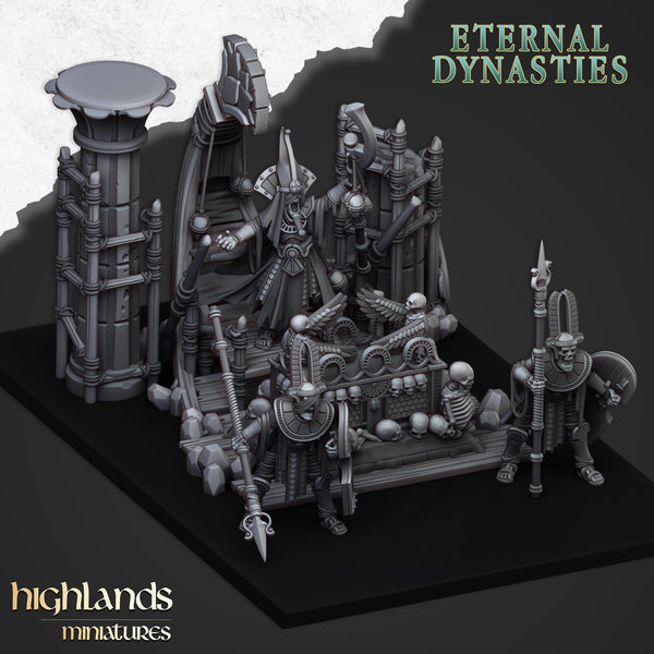 Eternal Dynasties -Pharaoah Funeral Ship by Highlands Miniatures