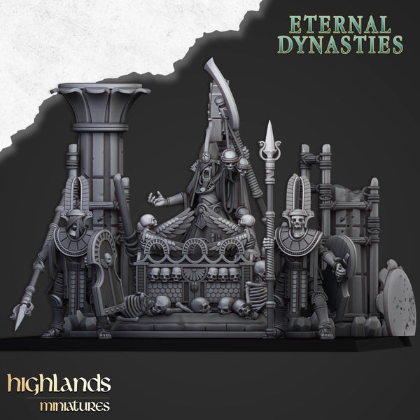 Eternal Dynasties -Pharaoah Funeral Ship by Highlands Miniatures