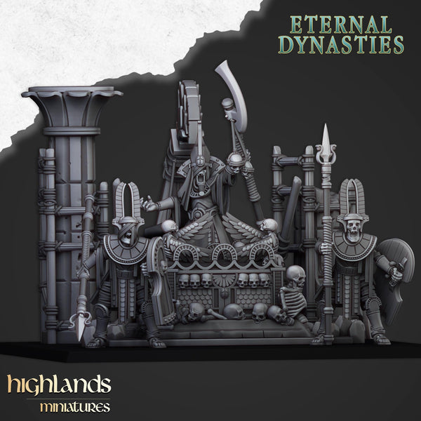 Eternal Dynasties -Pharaoah Funeral Ship by Highlands Miniatures