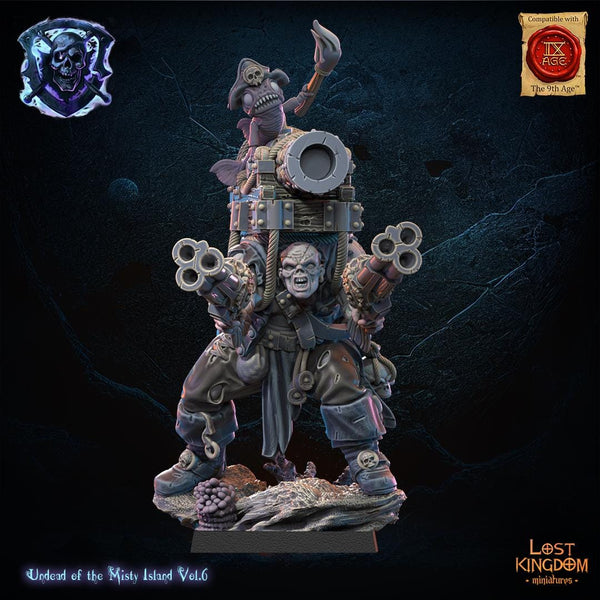 Undead of Misty Island- Wigor “The bomber” Acheron by Lost Kingdom Miniatures