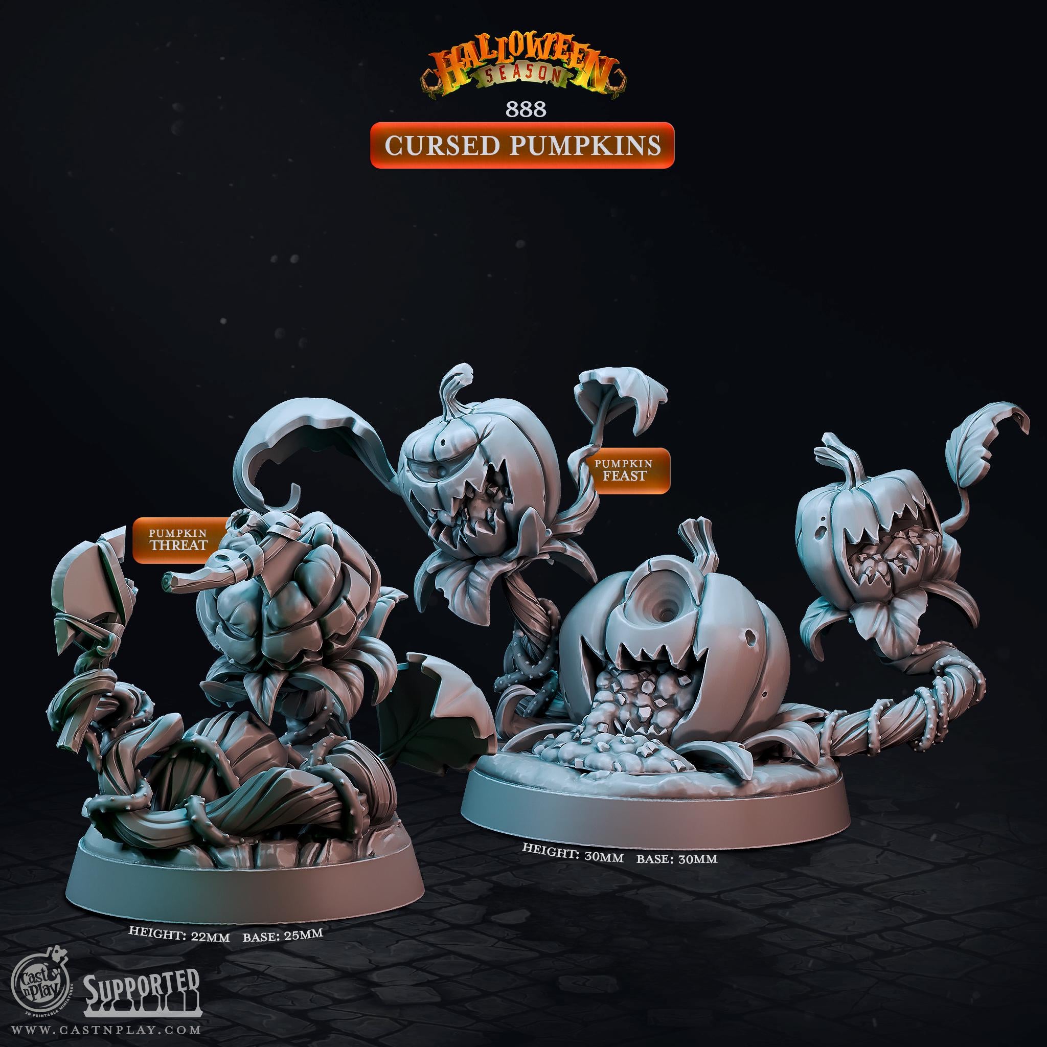 Cursed Pumpkins by Cast N Play (Halloween Season)