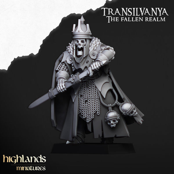 Spectres of Transilvanya - Skeletal Lord Highlands Miniatures