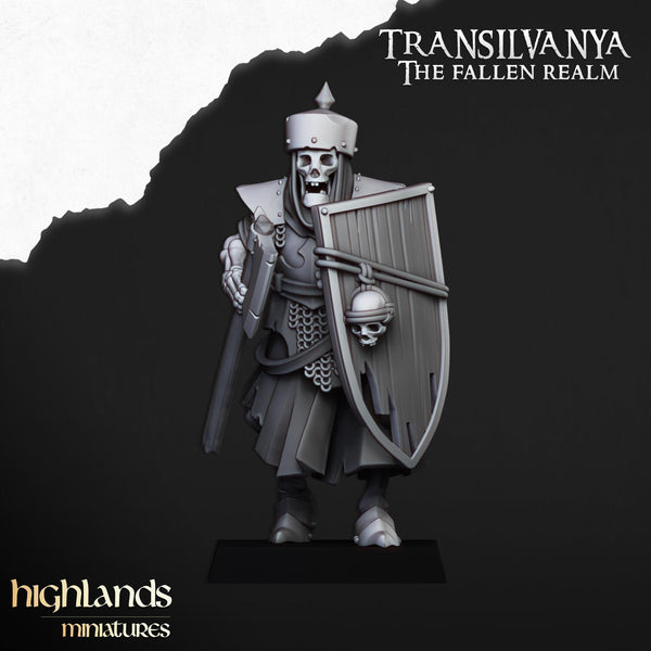 Spectres of Transilvanya - Skeletal Guard by Highlands Miniatures