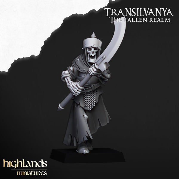 Spectres of Transilvanya - Skeletal Guard by Highlands Miniatures