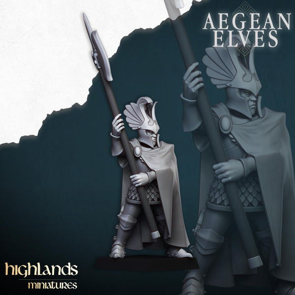 Aegean Elves Mycenean Guard Regiment by Highlands Miniatures