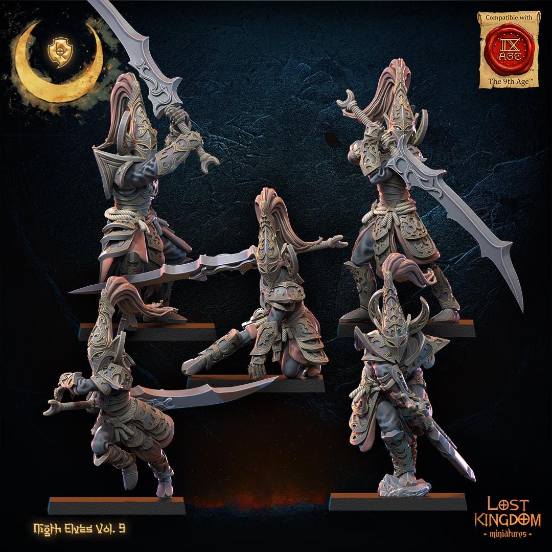 Night Elf Tsurugi Regiment  By Lost Kingdoms