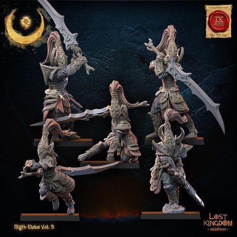 Night Elf Tsurugi Regiment  By Lost Kingdoms