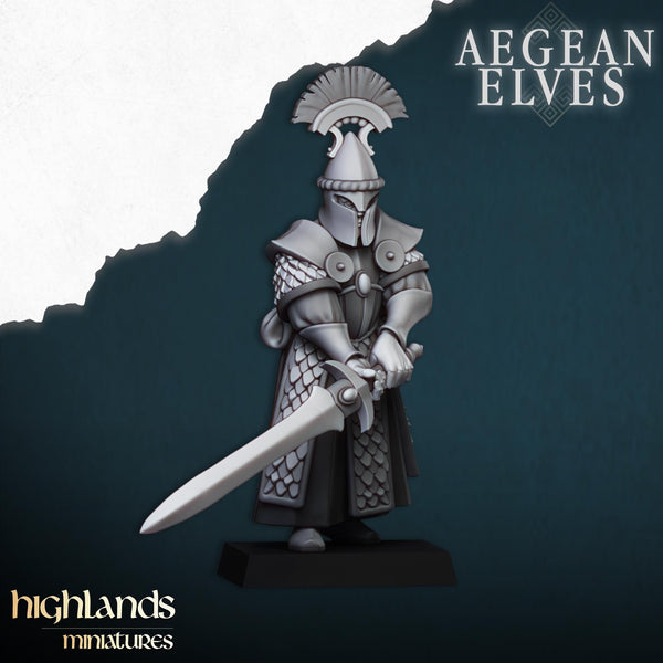 Aegean Elves Swords of Messara Regiment by Highlands Miniatures