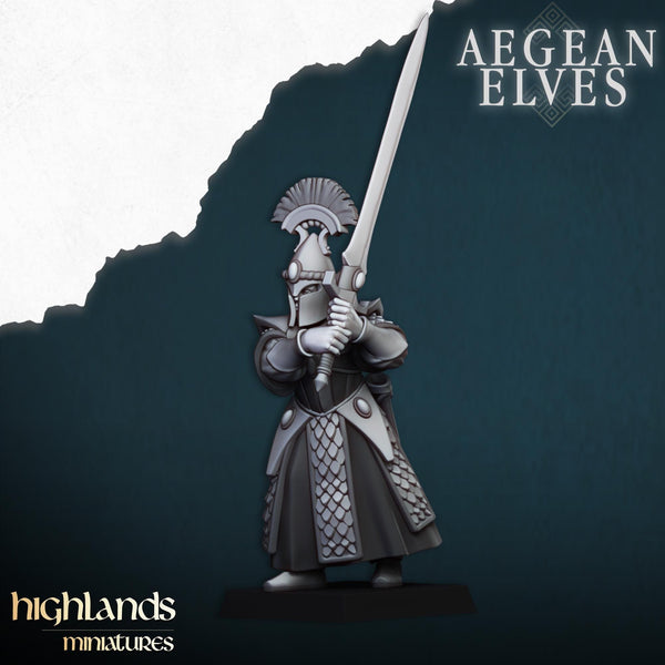Aegean Elves Swords of Messara Regiment by Highlands Miniatures