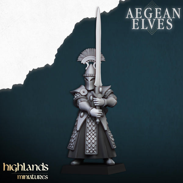 Aegean Elves Swords of Messara Regiment by Highlands Miniatures
