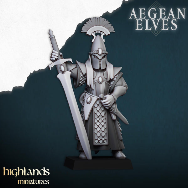 Aegean Elves Swords of Messara Regiment by Highlands Miniatures