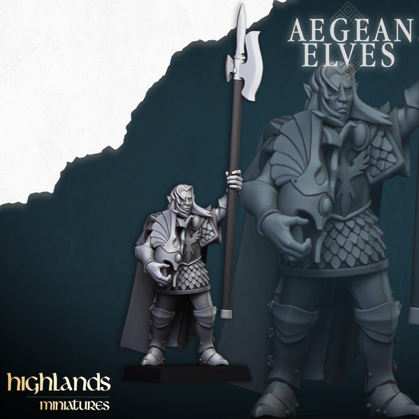 Aegean Elves Mycenean Guard Regiment by Highlands Miniatures
