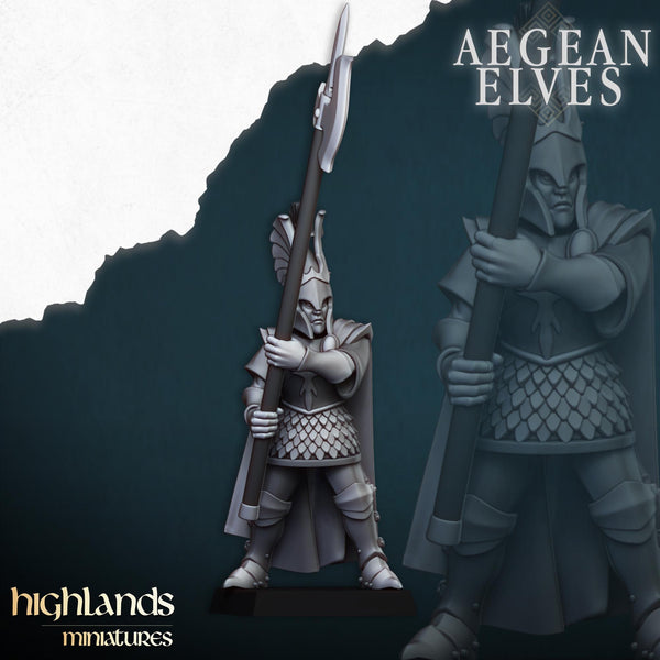 Aegean Elves Mycenean Guard Regiment by Highlands Miniatures