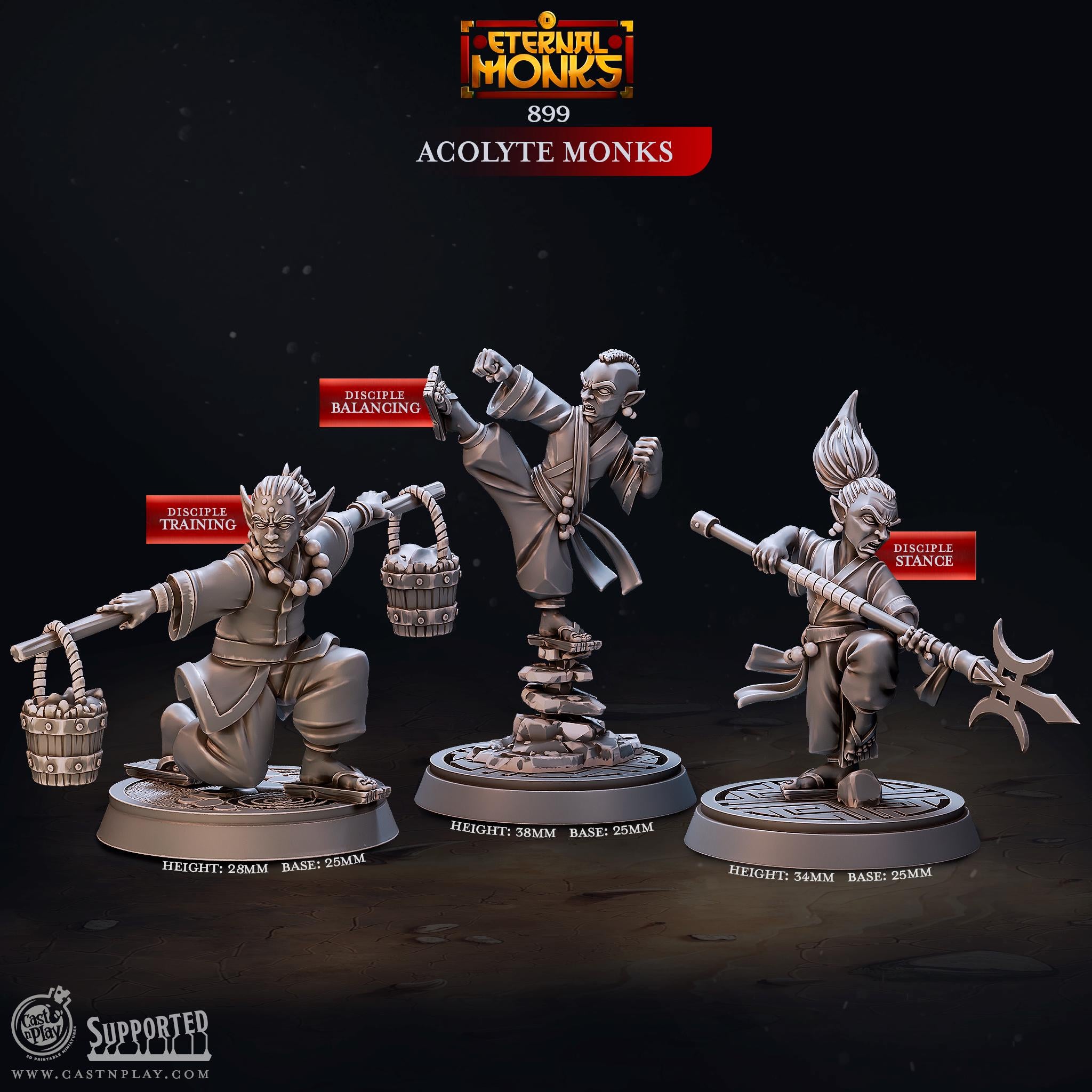 Acolyte Monks by Cast N Play (Eternal Monks)