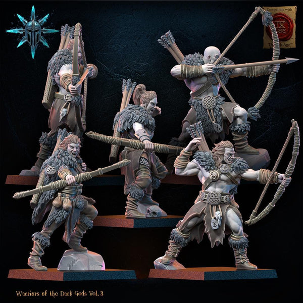 Warriors of the Dark Gods -  Barbarian Regiment by Lost Kingdom Miniatures