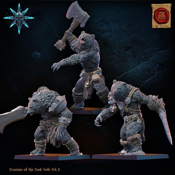 Warriors of the Dark Gods - Werebears by Lost Kingdom Miniatures