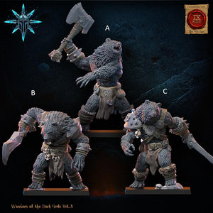 Warriors of the Dark Gods - Werebears by Lost Kingdom Miniatures