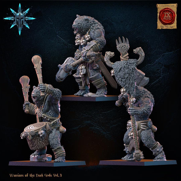 Warriors of the Dark Gods - Werebears by Lost Kingdom Miniatures