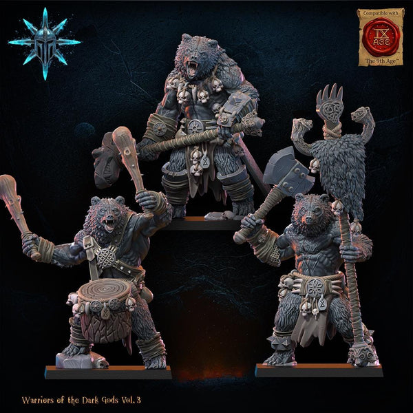 Warriors of the Dark Gods - Werebears by Lost Kingdom Miniatures