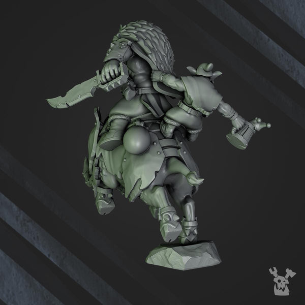 Khan Chilvarz "PorkaJaw" on de porka by DakkaDakka